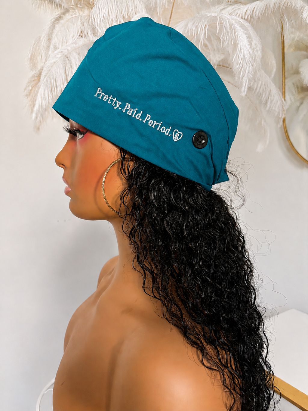 ScrubElle Signature Satin-Lined Scrub Cap