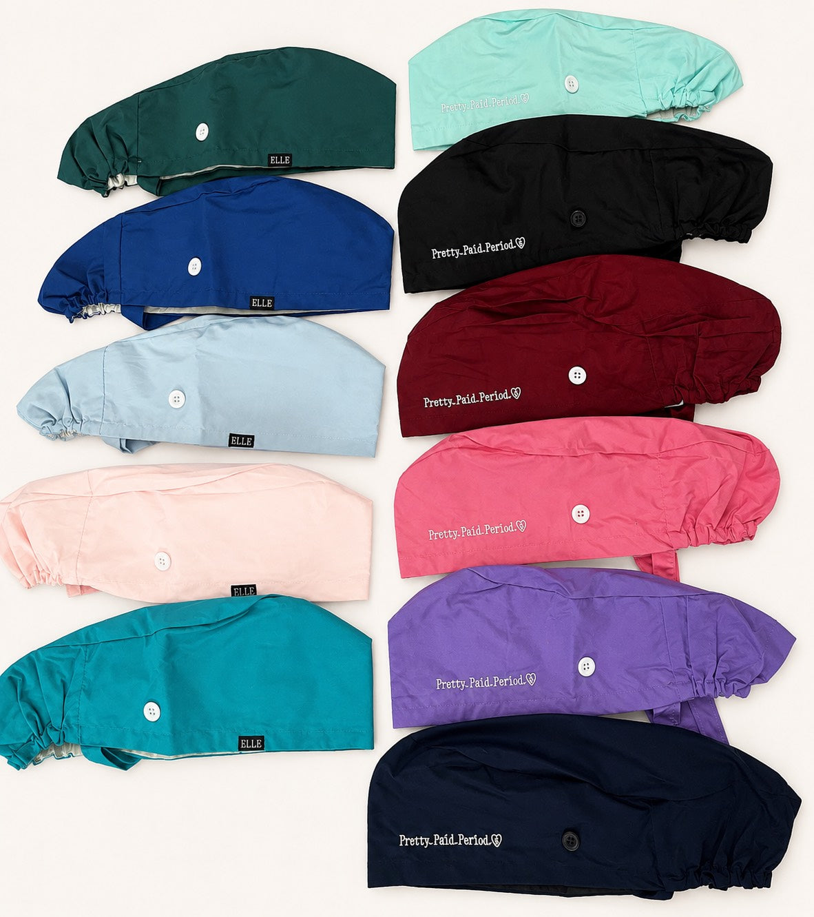 ScrubElle Ponytail Satin-Lined Scrub cap