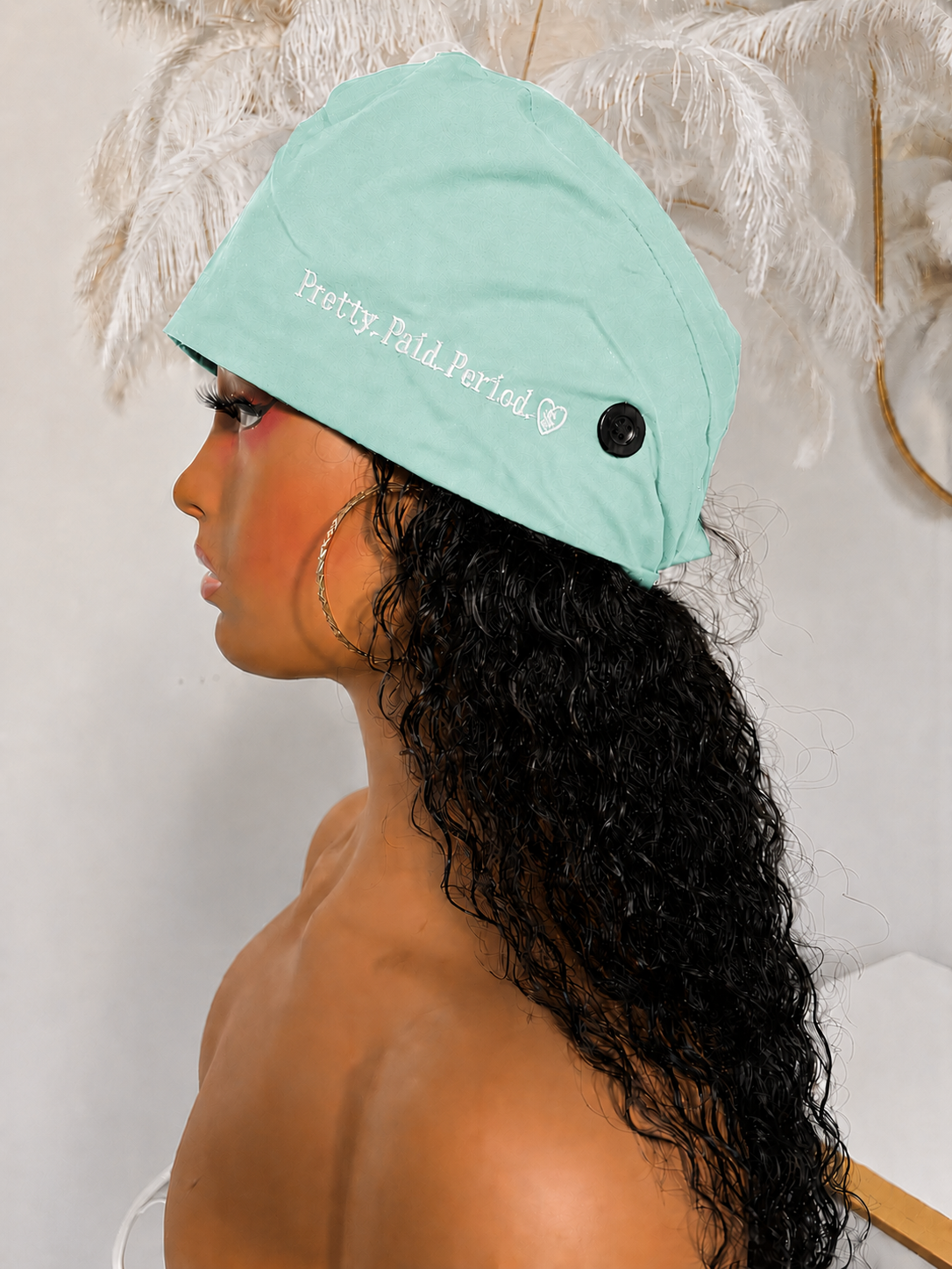 ScrubElle Signature Satin-Lined Scrub Cap
