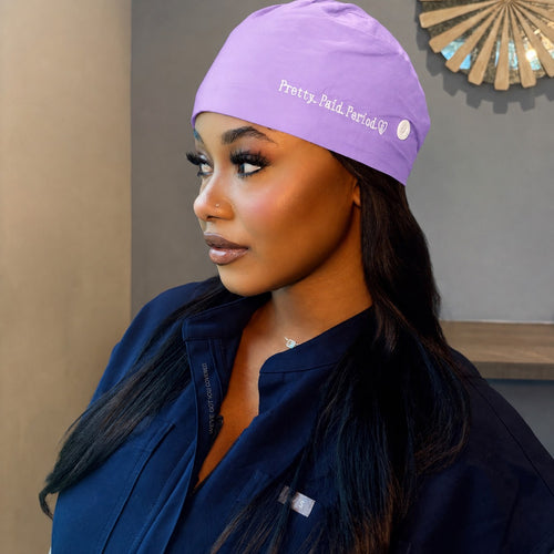 ScrubElle Signature Satin-Lined Scrub Cap