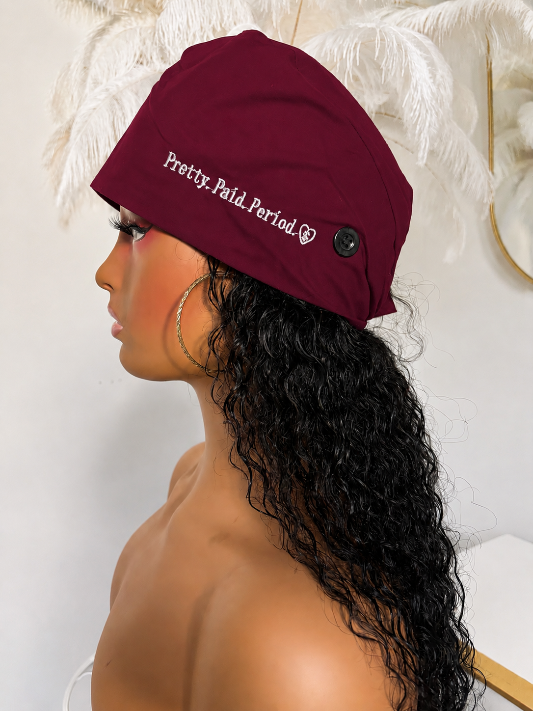 ScrubElle Signature Satin-Lined Scrub Cap