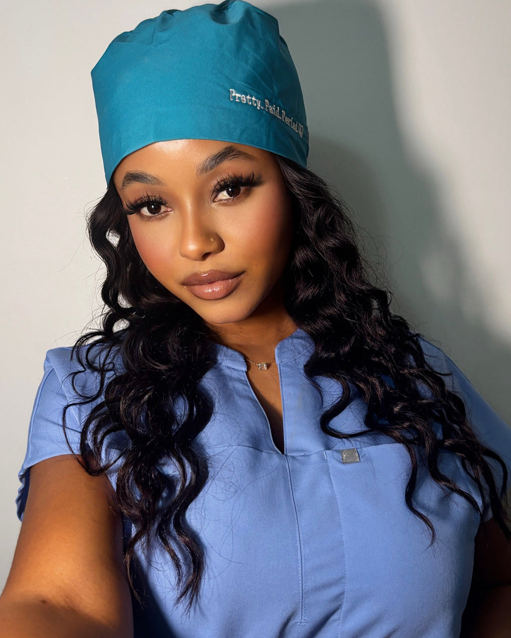 ScrubElle Signature Satin-Lined Scrub Cap
