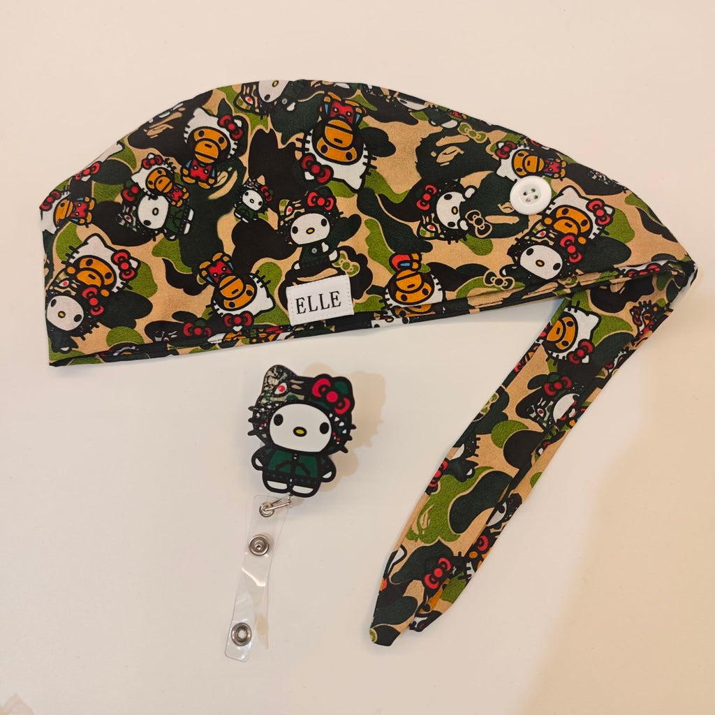 The Elle Edit - Printed Scrub caps
