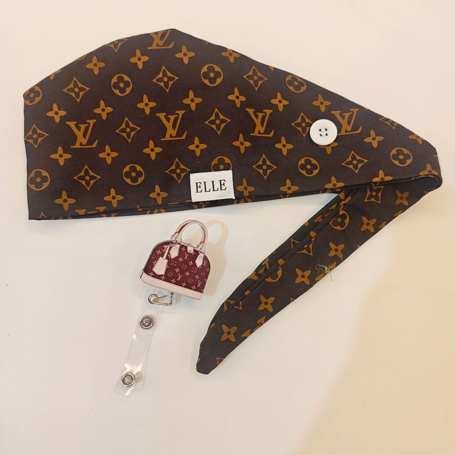 The Elle Edit - Printed Scrub caps