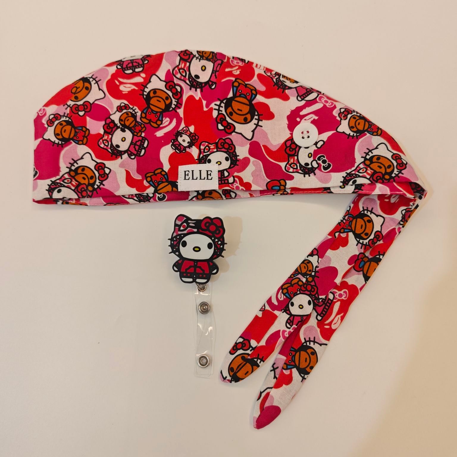 The Elle Edit - Printed Scrub caps