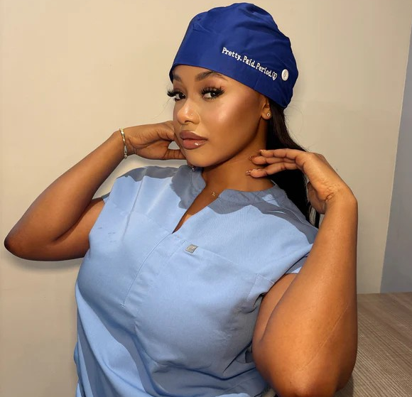 ScrubElle Signature Satin-Lined Scrub Cap